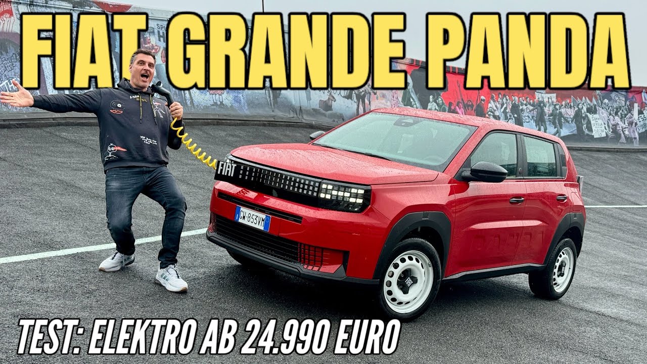 FIAT GRANDE PANDA 2025: First test | Electric small car for 24,990 euros | RED