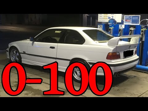 BMW E36 325i 0-100 Acceleration/ Beschleunigung