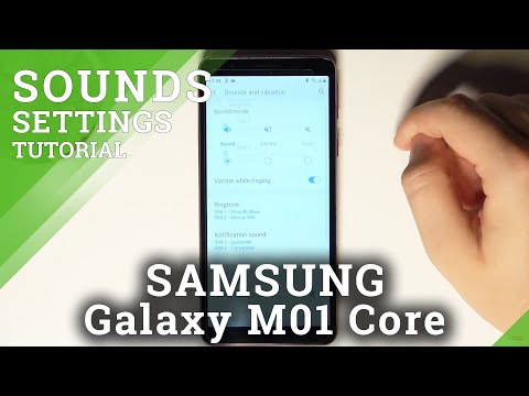 How to Find and Manage Sound Settings in SAMSUNG Galaxy M01 Core – Open Sound Settings
