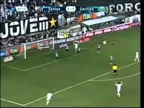 Santos 2 x 3 Coritiba - Gols - Brasileirão 2011