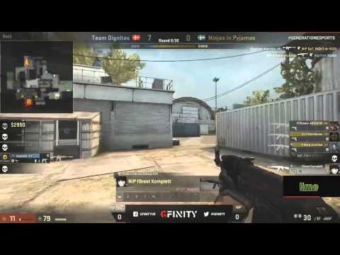 Dignitas vs NiP [de_cache] - CS:GO Gfinity 3 2014