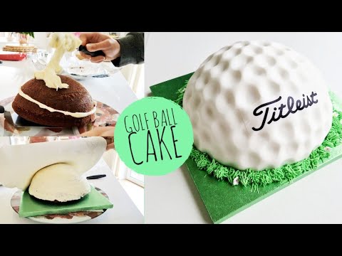 Golf Ball Cake - How to Make a Golf Ball Cake