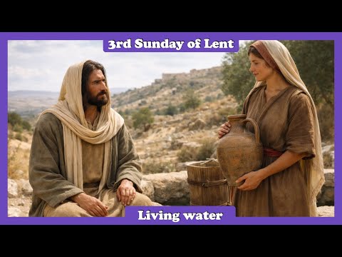 The woman at the well.  Homily for the 3rd Sunday of Lent, Year A.