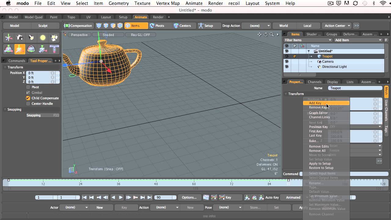 The Modo Animation System