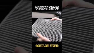 Volvo XC40 (2019-2026): Cabin Air Filter Change.