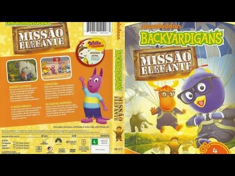 Backyardigans Missão Elefante - DVD COMPLETO