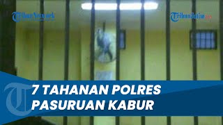 Jebol Jeruji Ventilasi Pakai Gergaji, 7 Tahanan Polres Pasuruan Kabur Saat Malam Tahun Baru