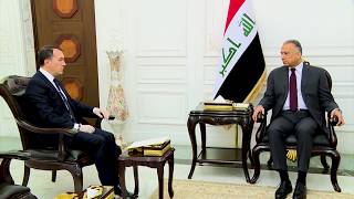 رئيس مجلس الوزراء السيد مصطفى الكاظمي يستقبل السفير التركي في بغداد