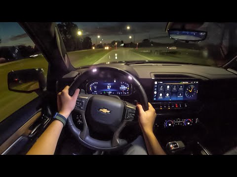 2022 Chevrolet Silverado 1500 High Country - POV Night Drive (Binaural Audio)