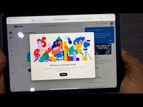 How to Open YouTube Studio on iPad
