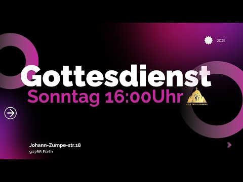 Gottesdienst:02.11.2025 Thema: Waffenrüstung Gottes Teil.2 „Gürtel & Panzer“ Sprecher:Pastor Sonny