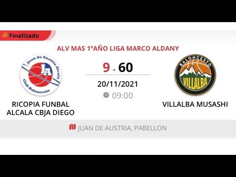 Alevin masc 11 RICOPIA FUNBAL ALCALÁ - VILLALBA MUSASHI