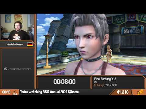 Final Fantasy X-2 | HD Any% Speedrun by HabKeineName | BSG Annual 2021
