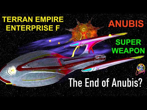 ISS Enterprise F VS Stargate SG1 Anubis Superweapon - Both Ways - Star Trek Starship Battles