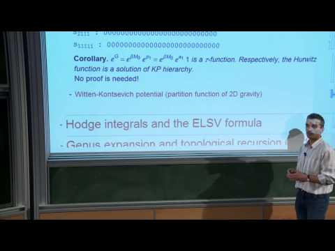 Maxim Kazarian - 1/3 Mathematical Physics of Hurwitz numbers