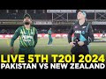 Live | Pakistan vs New Zealand | 5th T20I 2024 | PCB