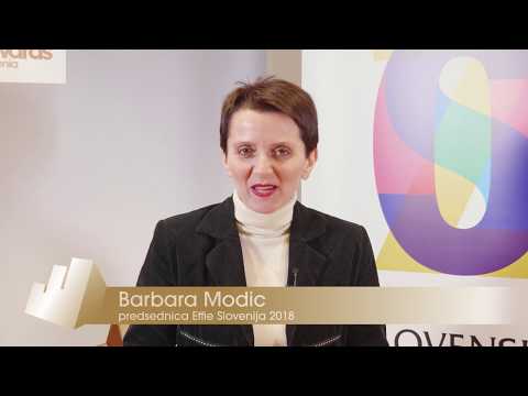 Barbara Modic: Vabilo na Effie dan učinkovitosti