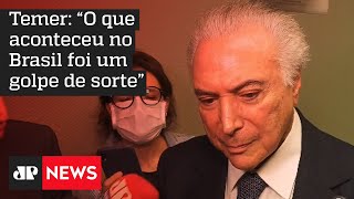 Temer rebate fala de Lula, que o chamou de ‘golpista’