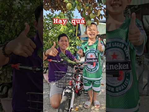 Xe đạp Bắp có kèn rồi !