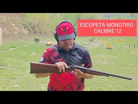 ESCOPETA CALIBRE 12 MONOTIRO DE CARGA BASCULANTE. MARCA HARRINGTON & RICHARDSON.