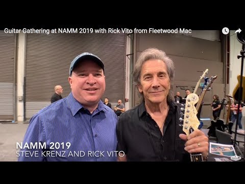 Guitar Gathering at NAMM 2019 with Rick  Vito from Fleetwood Mac