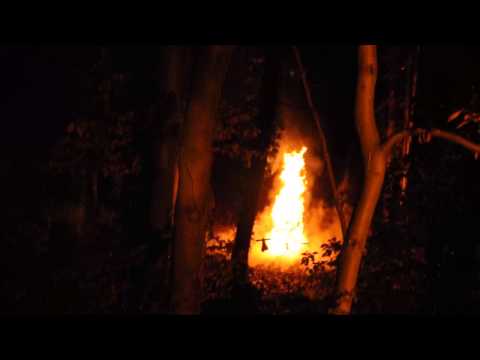 How to light a bonfire the Aussie Way