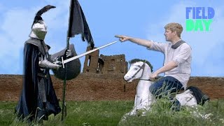 Mini Motorhorse Jousting CHALLENGE! | Colin Furze Has A Field Day