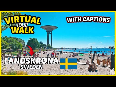 Landskrona, Sweden 🇸🇪 Walking Tour🚶| Explore Landskrona City Center | Virtual Walk