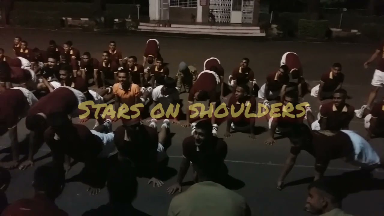 Josh push ups at #foxtrot sqn #nda #