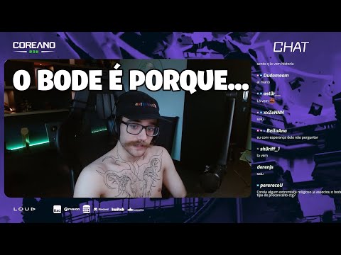 COREANO FALA DO PORQUE ELE TEM UM BODE TATUADO (TRAUMA DE INFANCIA?)