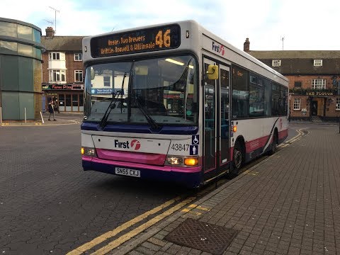 First Essex ADL Dennis Dart SLF MPD 43847 SN55 CXJ Route 46 Thrash!