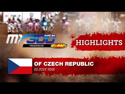 EMX300 Presented by FMF Racing Race 1 Highlights - Round of Czech Republic 2018