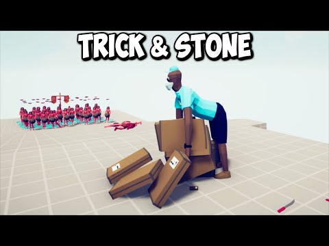 TRICK & STONE 3! JESTER & STONER vs EVERY FACTION #2 - Totally Accurate Battle Simulator TABS