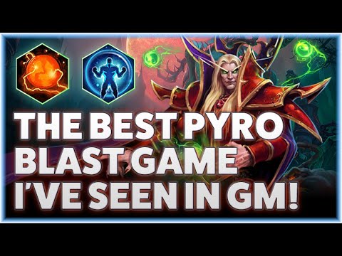 Kaelthas Pyroblast - THE BEST PYROBLAST GAME I'VE SEEN IN GM! - Grandmaster Storm League