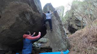 Video thumbnail of Il Totem, 7a+. Val Masino