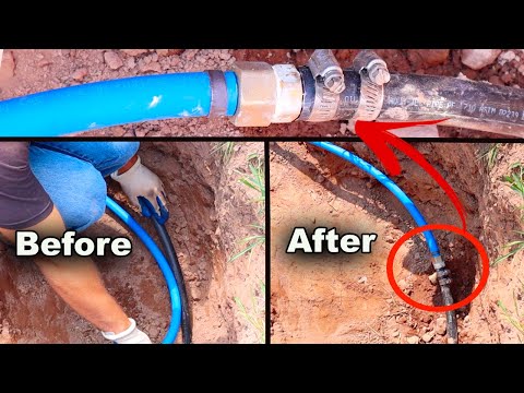 PEX Pipe From Meter To House