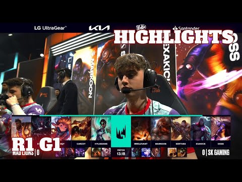 MAD vs SK - Game 1 Highlights | Round 1 LEC Winter 2023 Playoffs | Mad Lions vs SK Gaming G1