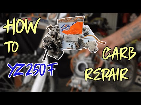 YZ250F Carburetor How To Remove/Rebuild/Install