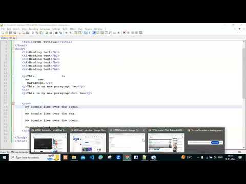 W3Schools HTML Tutorial 04 | Headings, Paragraphs