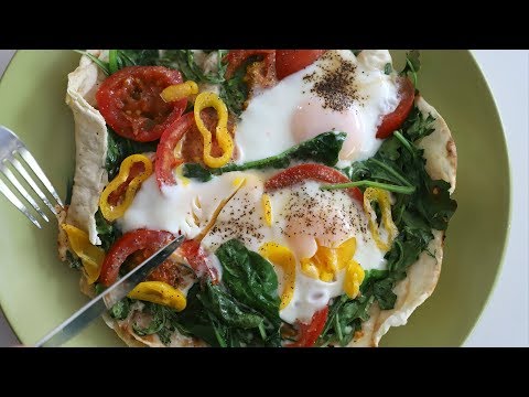 Lavash Veggie Eggs Recipe - Breakfast Idea - Heghineh Cooking Show