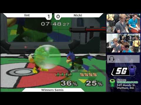 SG 21.8 SSBM - lint (Falco) vs. CGN | Nicki (Fox) - Melee WSF
