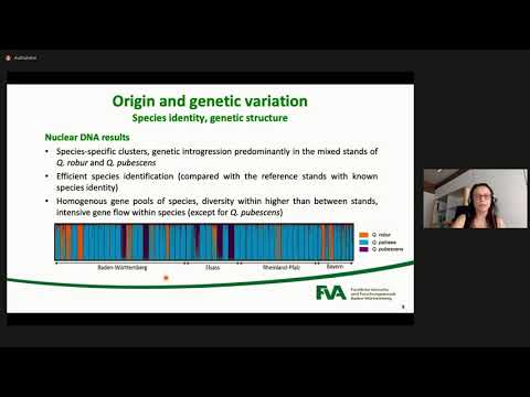 EvolTree Conference 2021 –  Devrim Semizer: In the search for climate resilient oaks (Quercus spp...