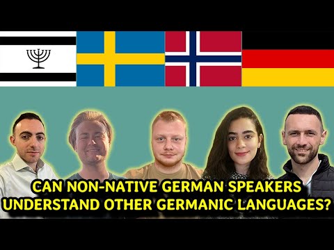 Germanic Languages vs Non-native German Speakers