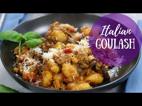 Gnocchi and Italian Sausage Goulash | Quick and Easy Comfort Food | Gnocchi Dish with Meat
