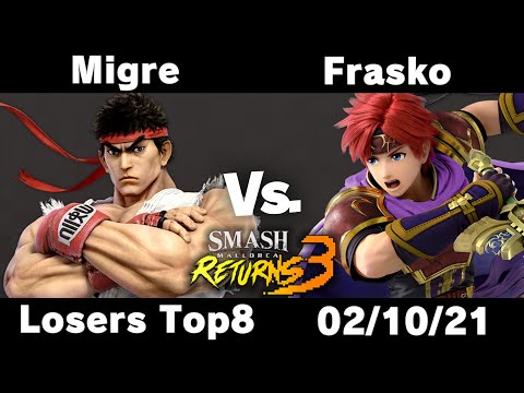 Smash Mallorca Returns 3 - Losers Top8 - Migre (Steve, Ryu) VS Frasko (Roy)