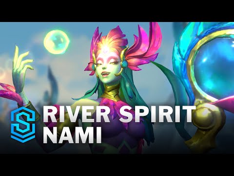 River Spirit Nami Wild Rift Skin Spotlight