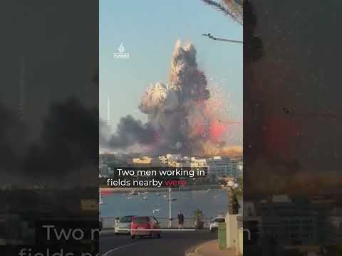 Huge explosion at Malta fireworks factory | AJ #shorts