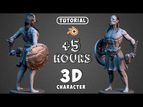 Master 3d Sculpting In Blender: A Step-by-step Character Creation Tutorial!