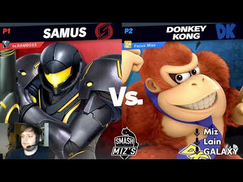 Smash @ Miz's WiFi 30 - RAMBOSS (Samus) vs. Focus Miss (Donkey Kong) Winners Round 3