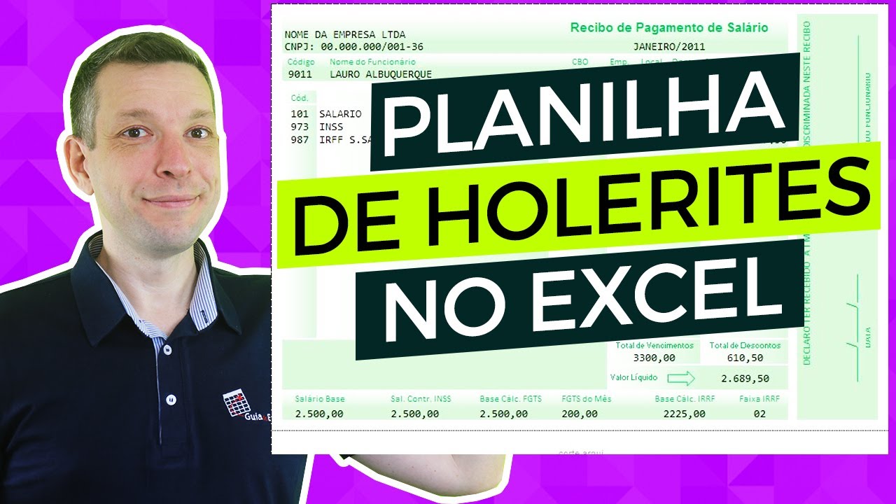 Holerite Recibo de Salário em Excel